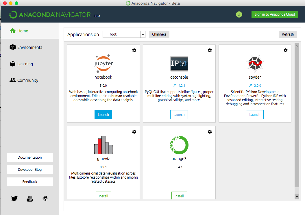 Anaconda, Python and R predictive modelling 